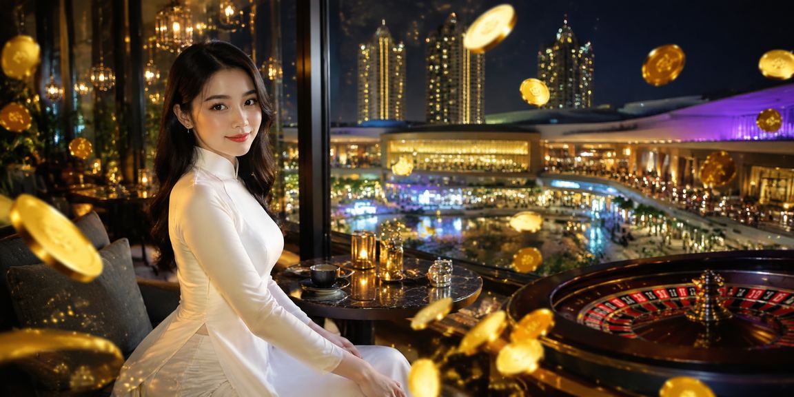 Cô gái Hà Nội mặc áo dài chơi Roulette trực tuyến trên bongda24